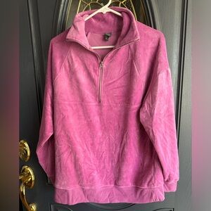 Wild fable fuchsia 1/4 sip pull over jacket